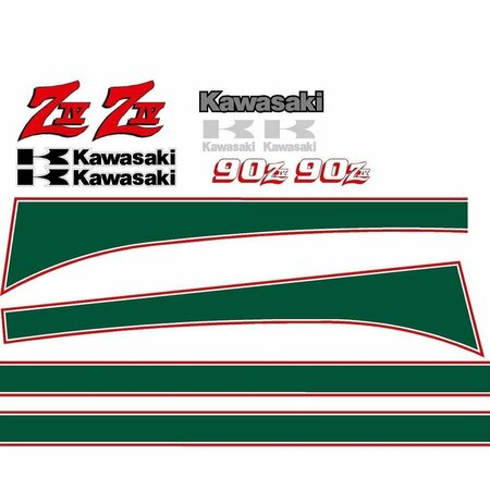 AFTERMARKET New Fits kawasaki Wheel Loader 90ZIV Decal Set KAW90ZIVDECALSET